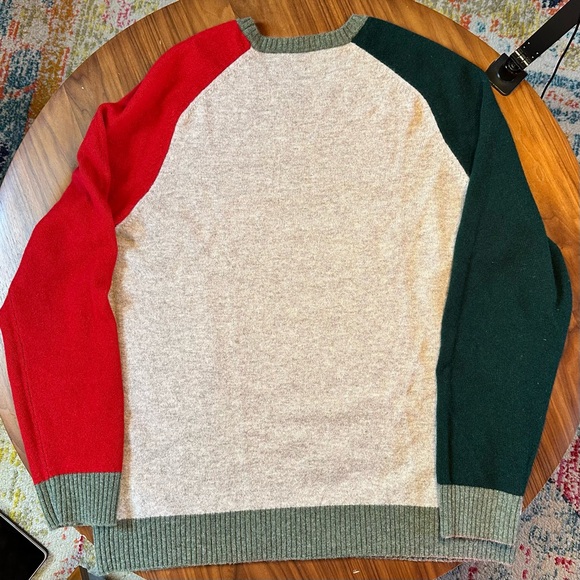 XL Brooks Brothers Green, Red, Brown Wool Sweater - Picture 2 of 7